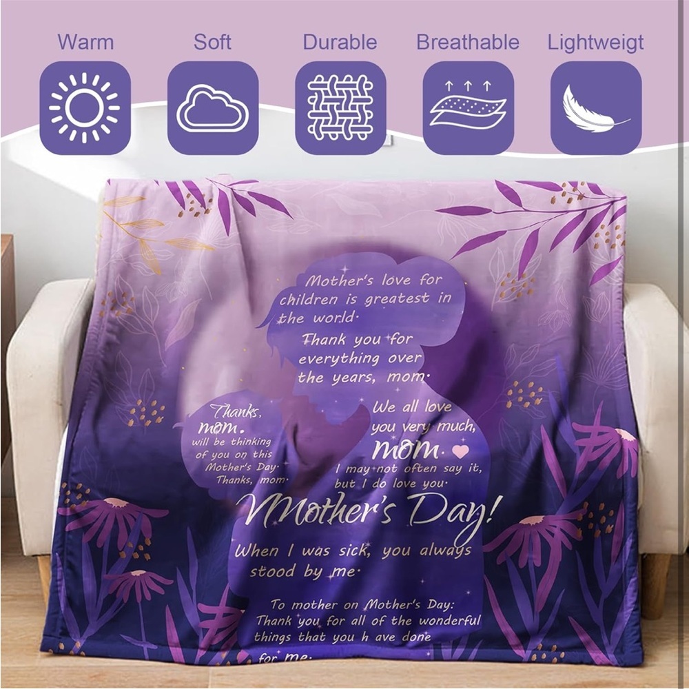 Mother's Day Twin Blanket